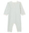 Baby Girls' Footless Sleepsuit MARSHMALLOW white/CONTES CN blue