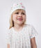Children's fancy dress nightdress and tiara in cotton MARSHMALLOW white/MULTICO white