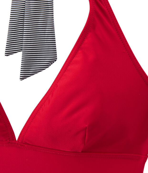 Women's one-piece swimsuit red