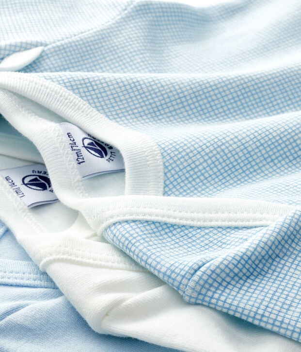 Unisex Baby's Short-Sleeved Bodysuit - 3-Piece Set multicolor