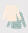 Girls' Heart Long-Sleeved Cotton T-Shirts - 2-Pack variante 1