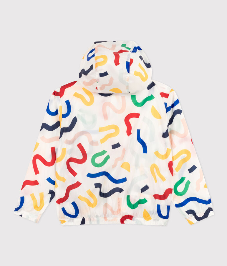 Children's Ultra-lightweight Windbreaker white/multicolor