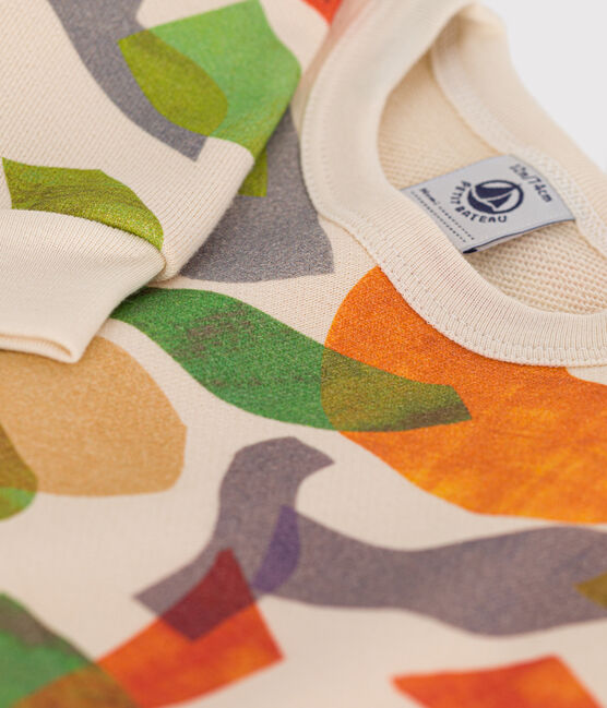 Babies' Fleece Sweatshirt AVALANCHE white/MULTICO