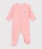 Dors-bien en bouclette velours pink