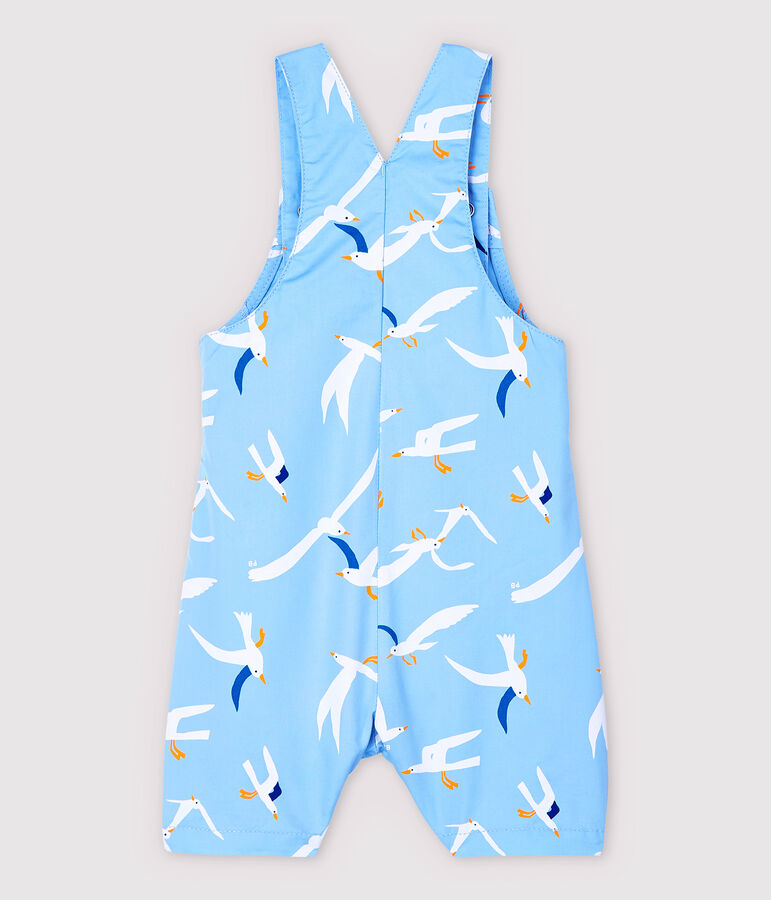 Baby Boys' Fancy Serge Dungaree Shorts blue/multicolor