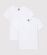 Girls' White Short-Sleeved T-Shirt - 2-Pack