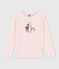 Girls' Screen Printed T-Shirt FLEUR pink