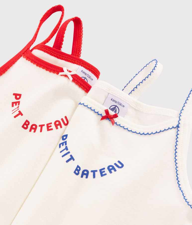 Girls' Made in France Strappy Tops - 2-Piece Set multicolor