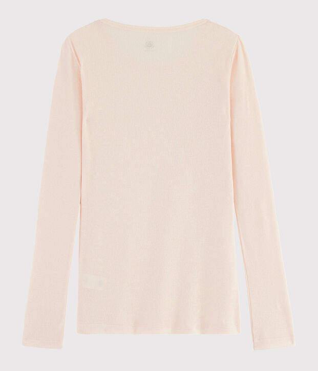 Women's wool and cotton blend T-shirt FLEUR