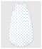 Babies' Starry Cotton Sleeping Bag ECUME white/MISTIGRI grey