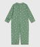 Babies' printed cotton jumpsuit/sleeping bag with a collar SAULE /MULTICO