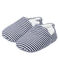 Baby Girls' Ribbed Bootees MEDIEVAL blue/MARSHMALLOW white
