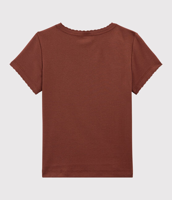 Children's Unisex Iconic Cotton T-Shirt MADRAS orange