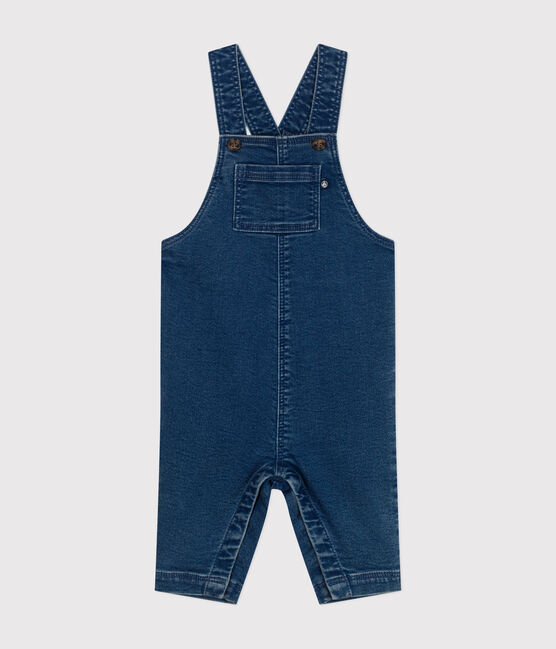 Babies' Long Denim Dungarees BLEU DELAVE blue