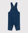 Babies' Long Denim Dungarees BLEU DELAVE blue