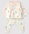 Baby Girls' Ribbed Clothing - 3-piece set MARSHMALLOW white/MULTICO white