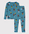 Children's Unisex Snowboard Snugfit Cotton Pyjamas POLOCHON /MULTICO