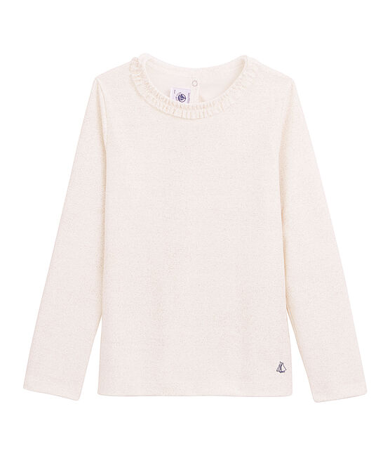 Long sleeved milleraies T-shirt MARSHMALLOW white/COPPER pink