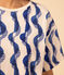 Women's Boxy Patterned Cotton T-Shirt AVALANCHE white/MULTICO