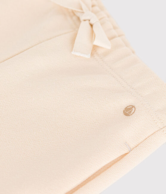 Babies' Fleece Trousers AVALANCHE Ecru
