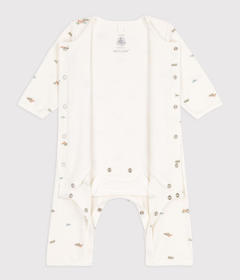 Printed Cotton Bodyjama white/multicolor