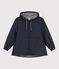 Women's hooded raincoat SMOKING blue