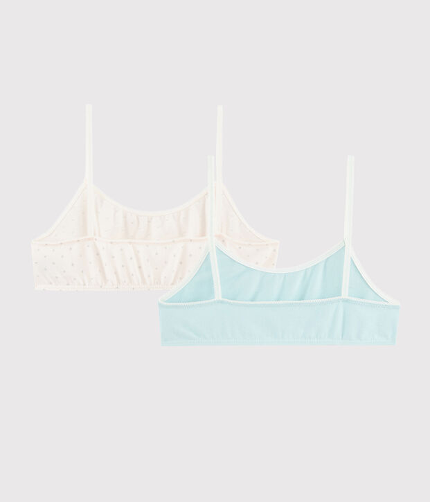 Girls' Glittery Bralettes - 2-Piece Set multicolor