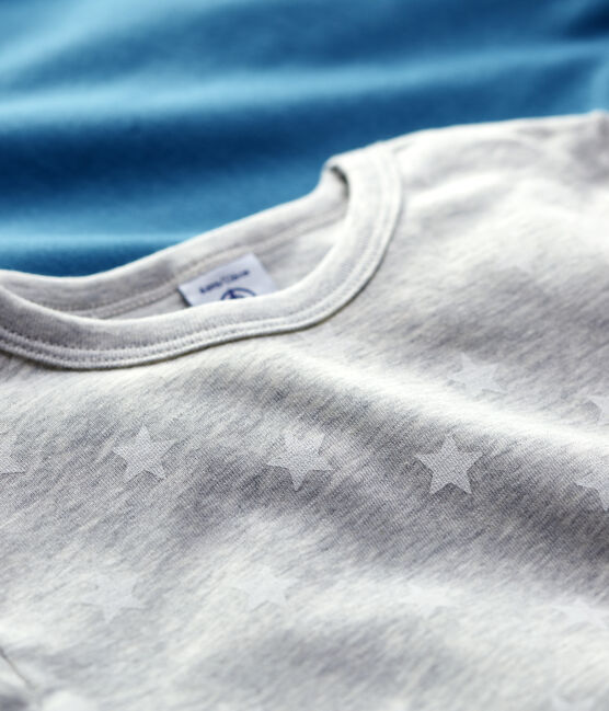 Boys' Star Print Long-Sleeved Cotton T-Shirts - 2-Pack variante 1