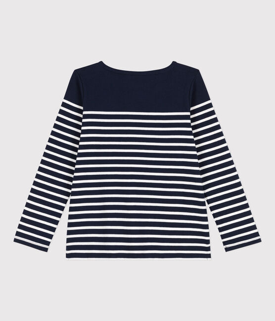 Women's Iconic Cotton Breton Top SMOKING blue/MARSHMALLOW white