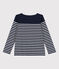 Women's Iconic Cotton Breton Top SMOKING blue/MARSHMALLOW white