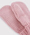 Girls' Mittens CHARME pink/OR yellow