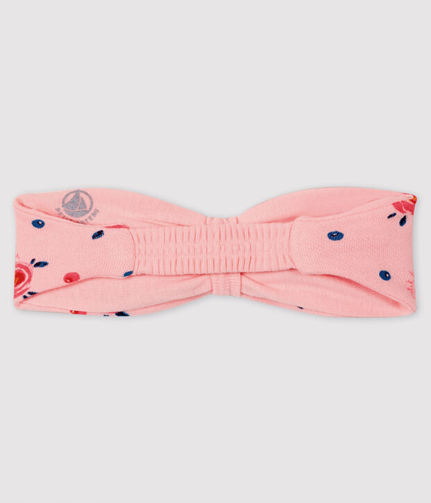 Baby girl's bow headband pink/multicolor