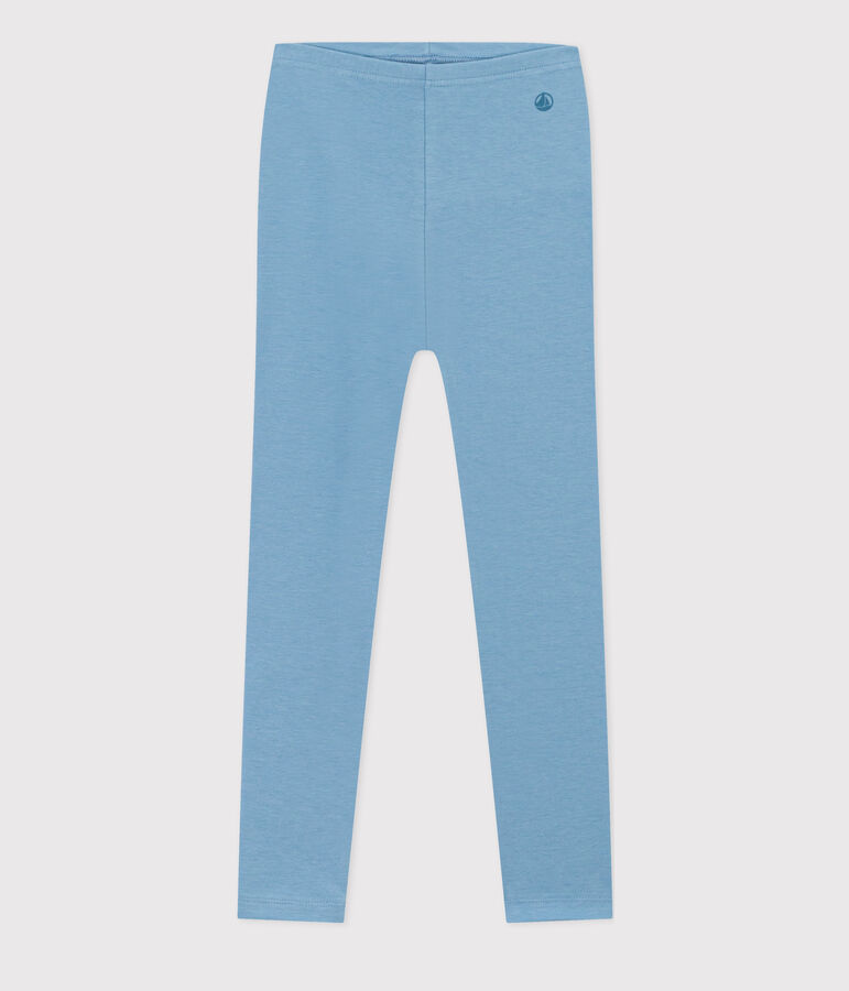 Girls' Elastane Jersey Leggings blue
