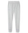 women's trousers in extra fine double knit POUSSIERE CHINE grey