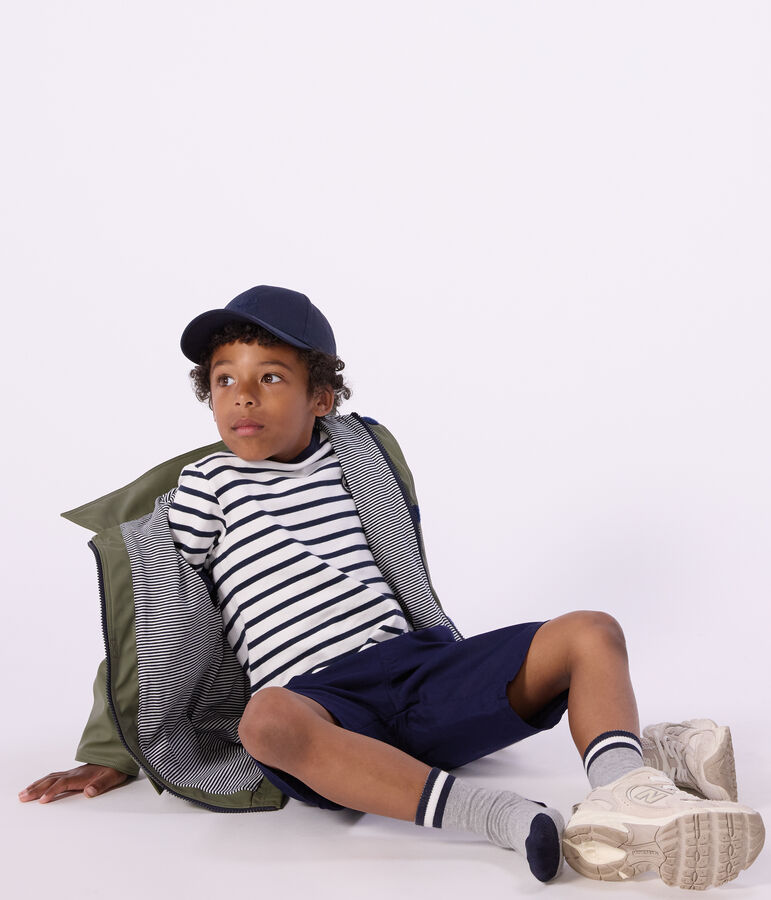 Children's iconic raincoat green