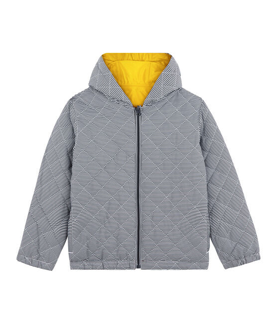 Child's warm, reversible windbreaker jacket JAUNE yellow
