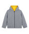 Child's warm, reversible windbreaker jacket JAUNE yellow