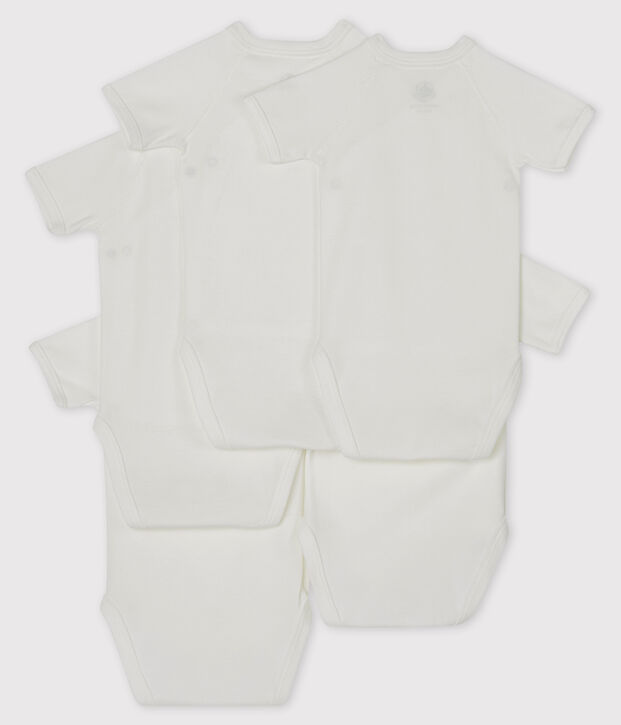 Newborn Babies' Short-Sleeved Bodysuit - 5-Piece Set multicolor
