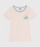 Children's short-sleeved cotton T-shirt PANACOTTA beige