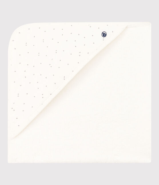 Terry Bath Wrap MARSHMALLOW white/GRIS grey