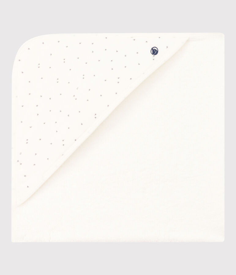 Terry Bath Wrap white/grey