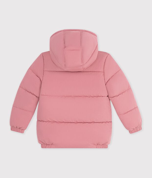 Children's plain puffer jacket pink