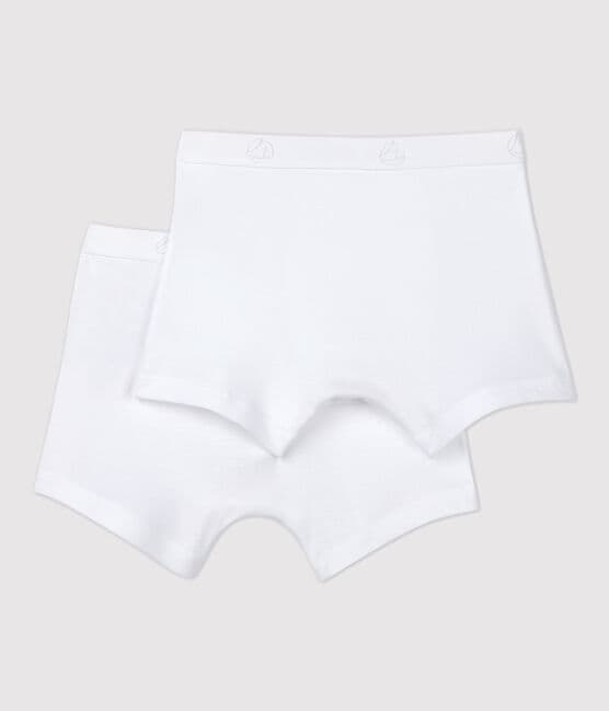 Boys' White Boxer Shorts - 2-Pack variante 1