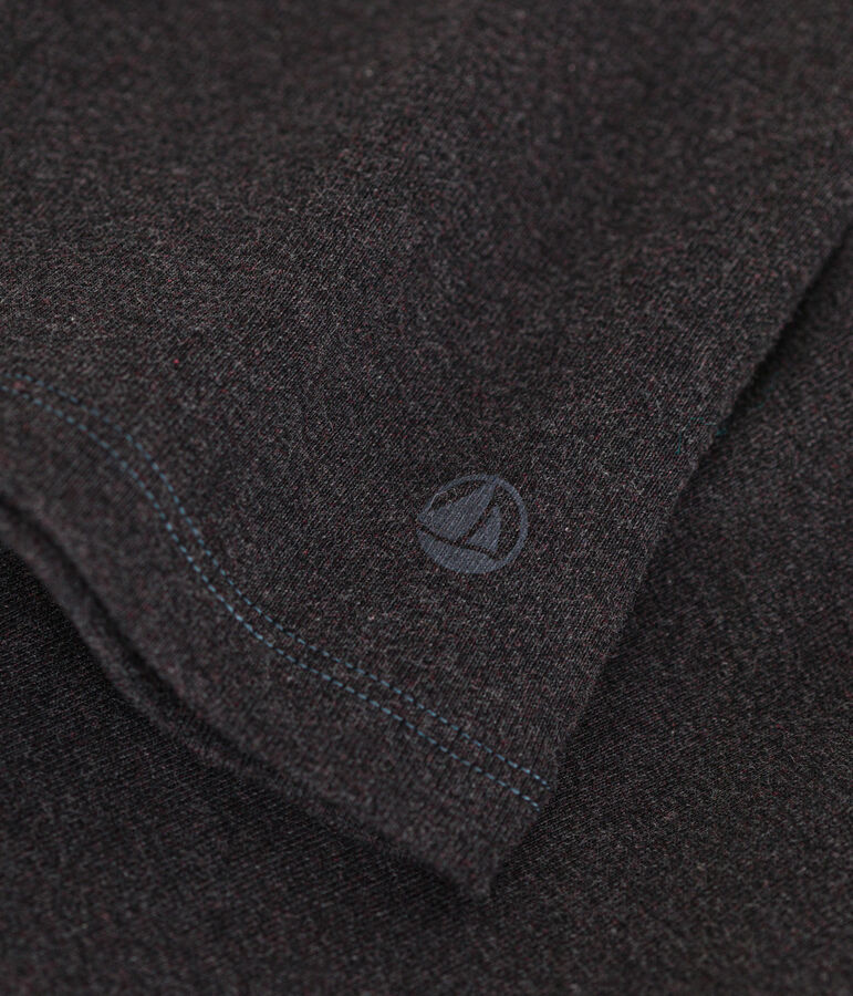 Women's Iconic cotton roll neck T-shirt grey