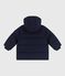 Babies' plain puffer jacket SMOKING blue