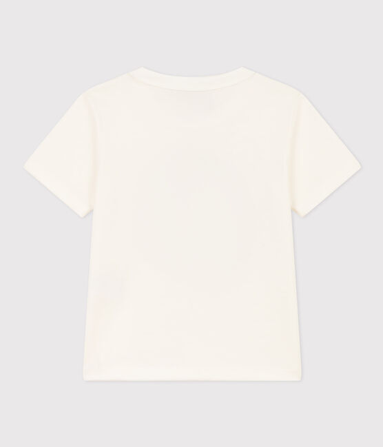 Unisex Short-Sleeved Cotton T-Shirt MARSHMALLOW white