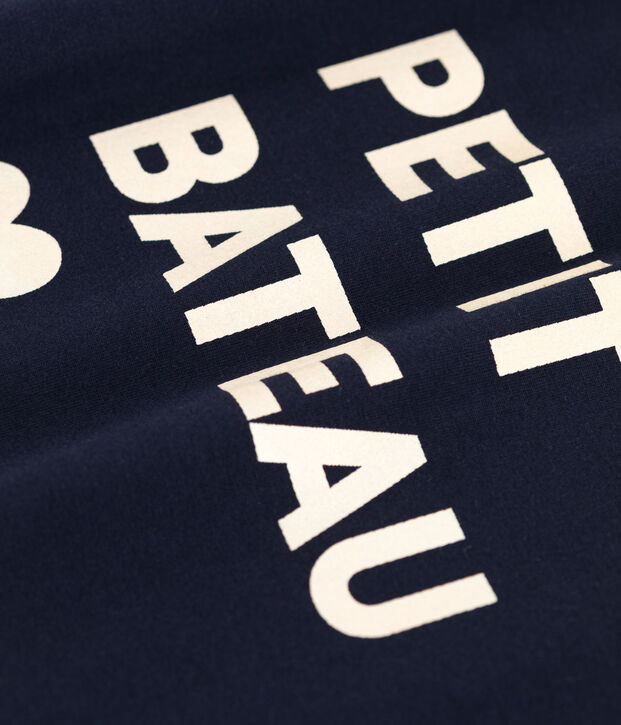 Women's Loose-Fitting Boxy Cotton T-Shirt blue