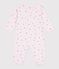 Babies' footless floral-print cotton pyjama suit BARELY pink/MULTICO