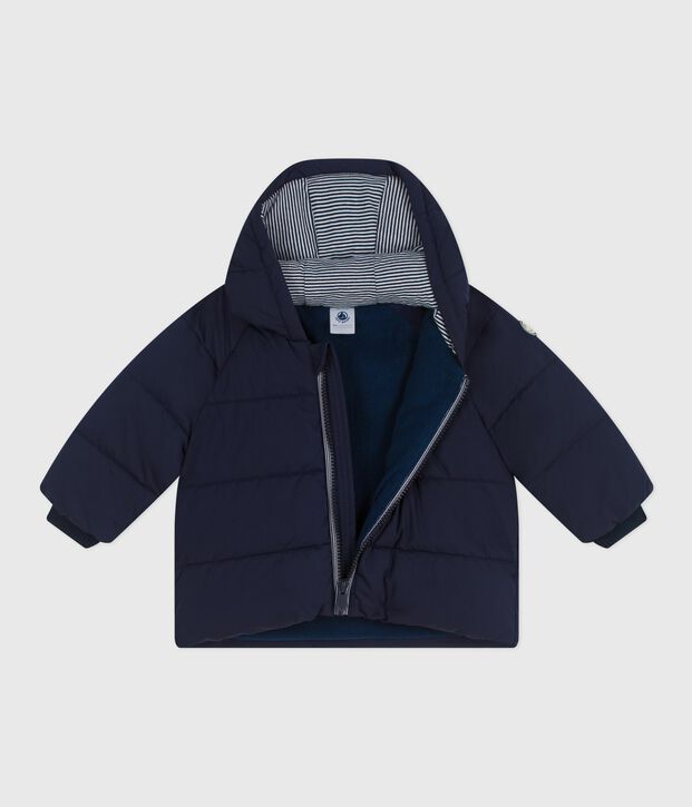 Babies' puffer jacket in plain polyester SMOKING