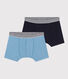 Boys' Cotton and Elastane Boxer Shorts - 2-Pack